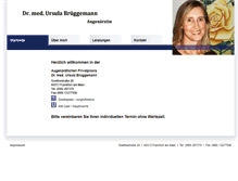 Tablet Screenshot of dr-u-brueggemann.de